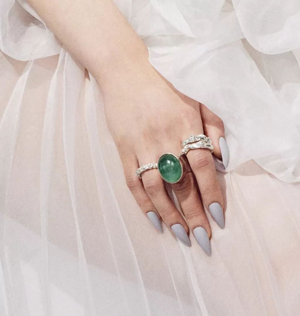 Flash Sale Bedazzled Grogg Ring Silver Mojito