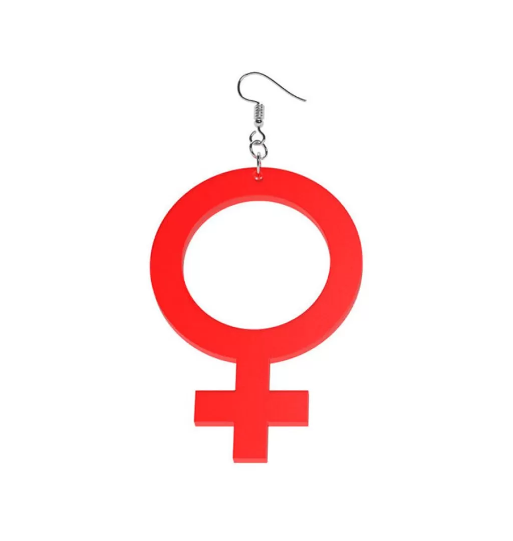Online By Martinsdotter Hon Neon Big Single Earring