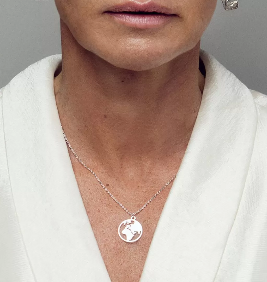 Cheap WOS Jorden Necklace Silver