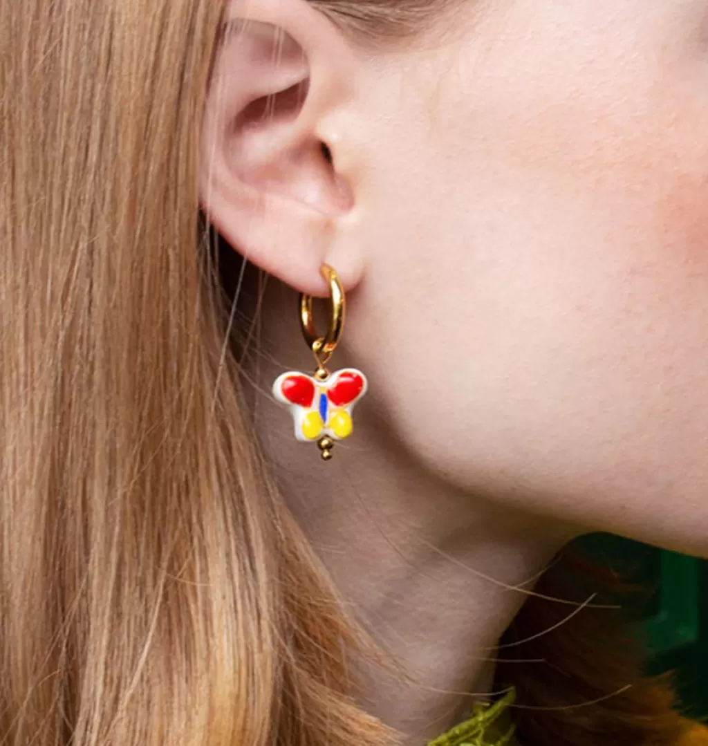 Clearance WOS UP Juliette Earrings Red