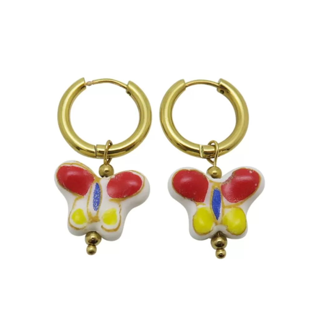 Clearance WOS UP Juliette Earrings Red