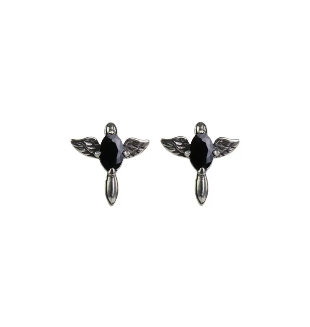 New WOS UP Kai Angel Earring Black