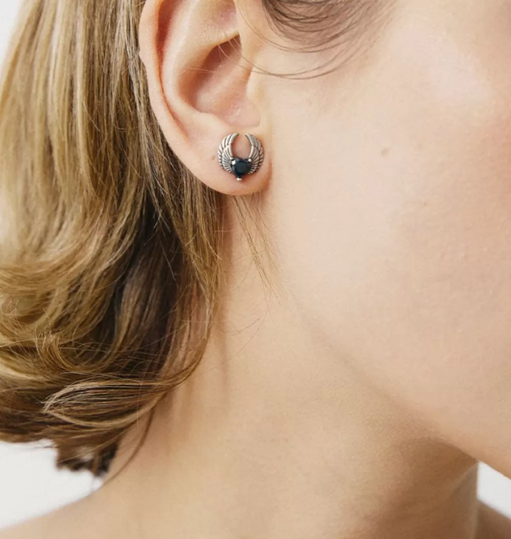 Discount WOS UP Kai Heart Earring Black