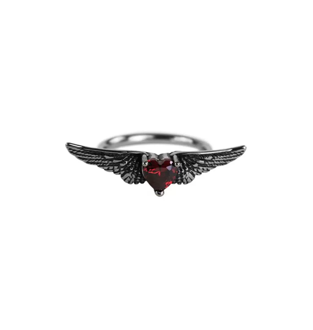 Clearance WOS UP Kai Heart Ring Red