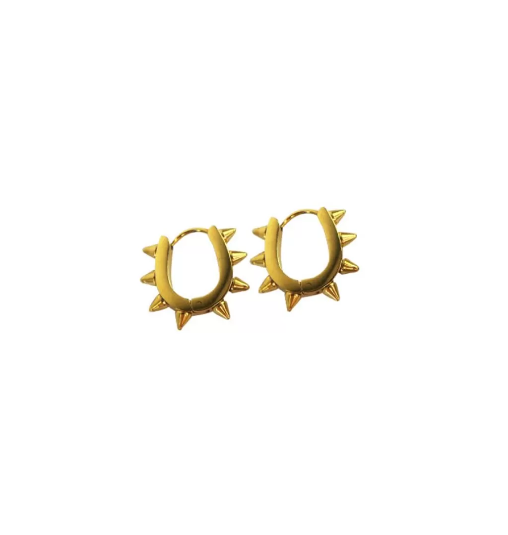 Outlet WOS UP Kai Tag Earrings Gold
