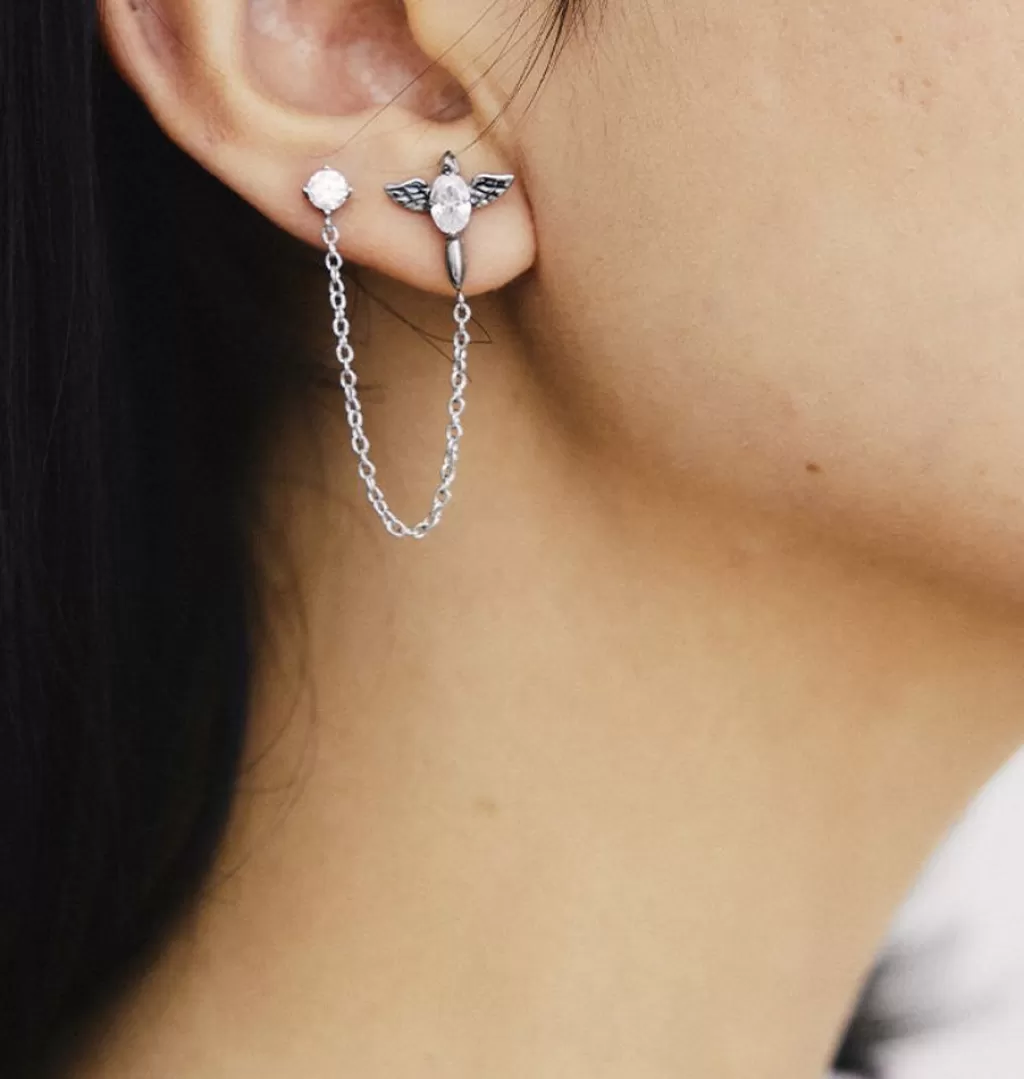 Sale WOS UP Kai Twin Angel Earring Clear