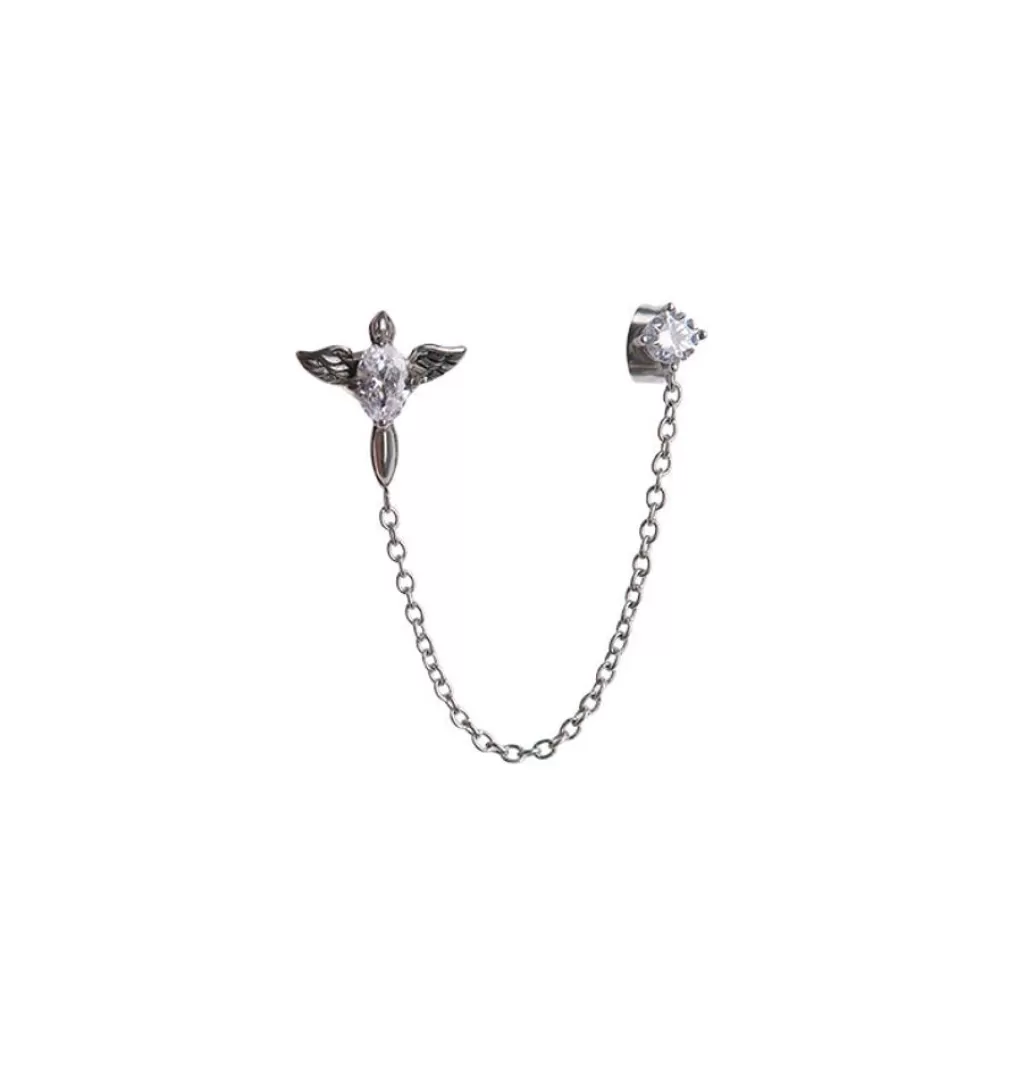 Sale WOS UP Kai Twin Angel Earring Clear