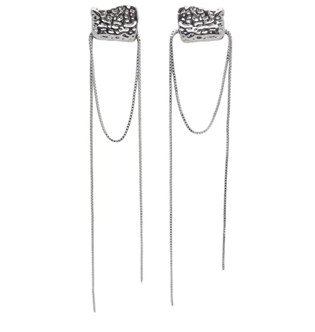 New WOS UP Karen Earrings Silver