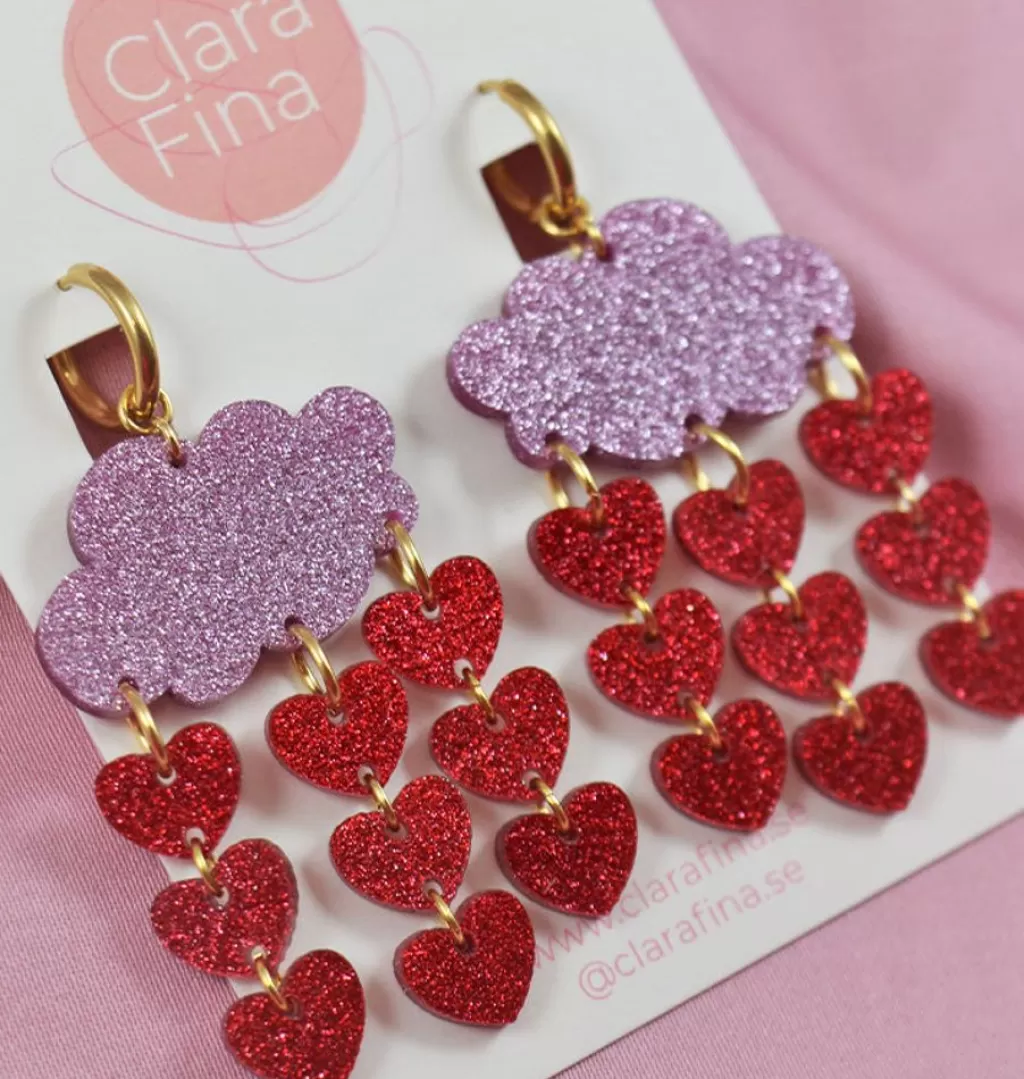 Cheap WOS Karleksregn Earrings Clara Fina