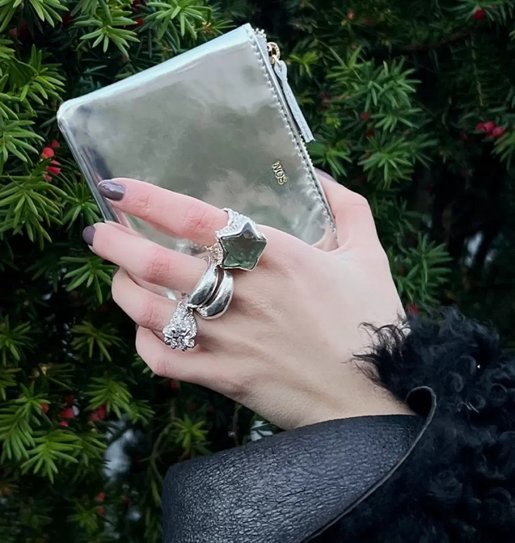 Clearance WOS Keeper Wallet Silver
