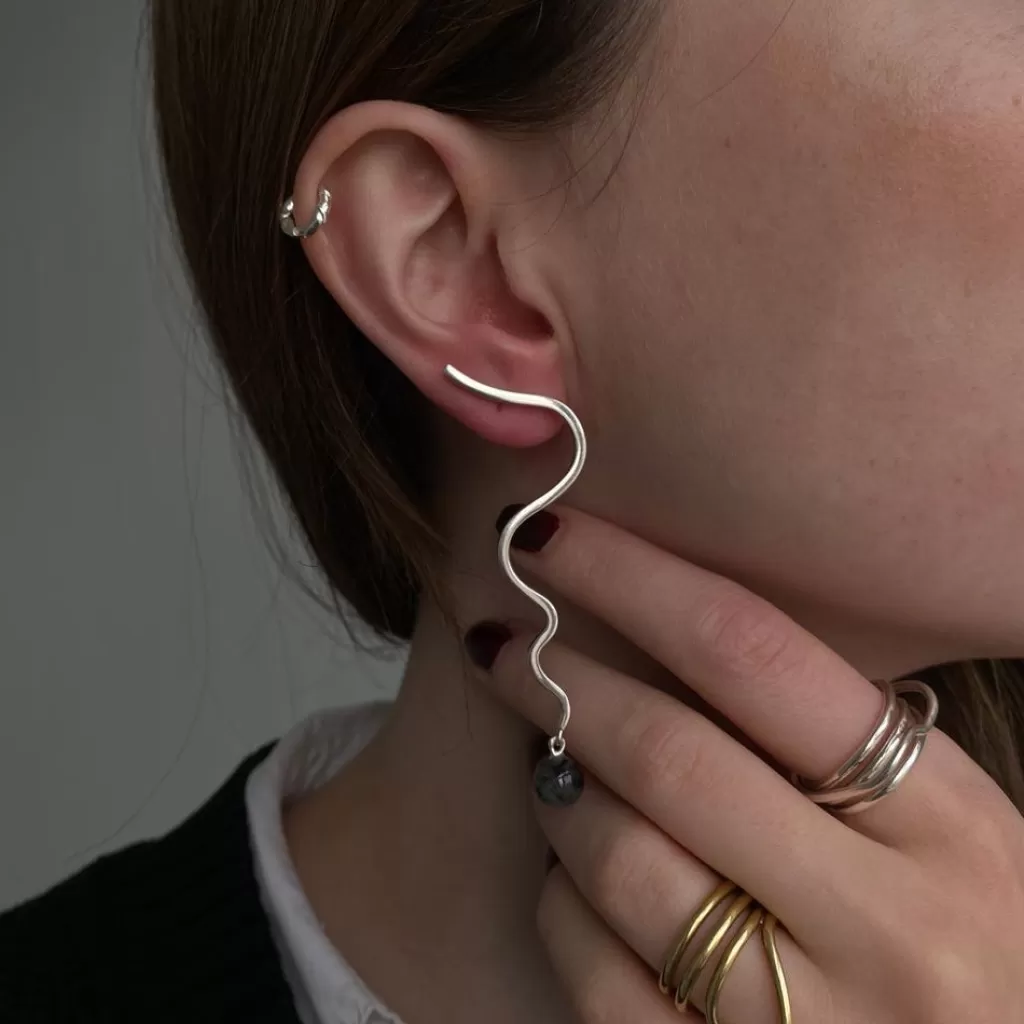 Cheap Kajsa Malmström Large Wiggle Drop Earrings