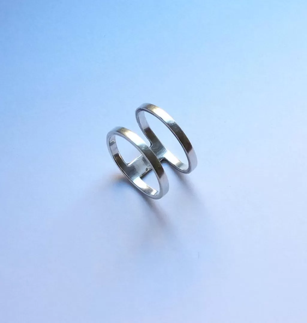 Online Kajsa Malmström Lines Ring Silver