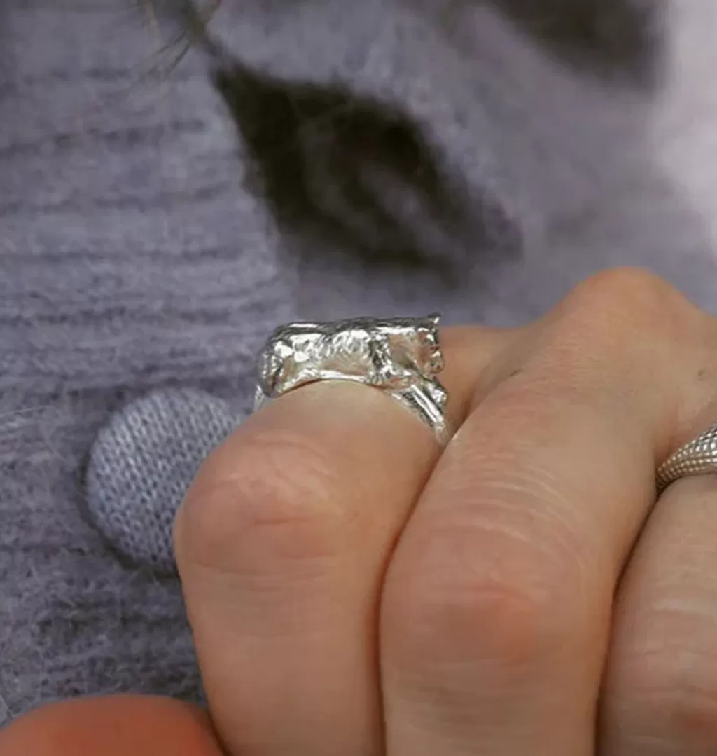 Cheap Carolinne B Lioness Ring Silver