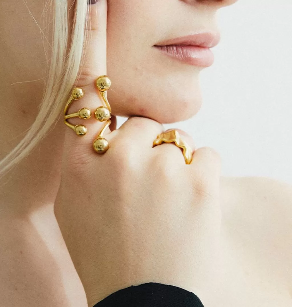 Cheap WOS UP Lykke Ring Gold