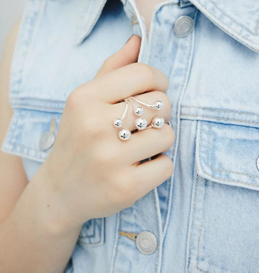 Clearance WOS UP Lykke Ring Silver