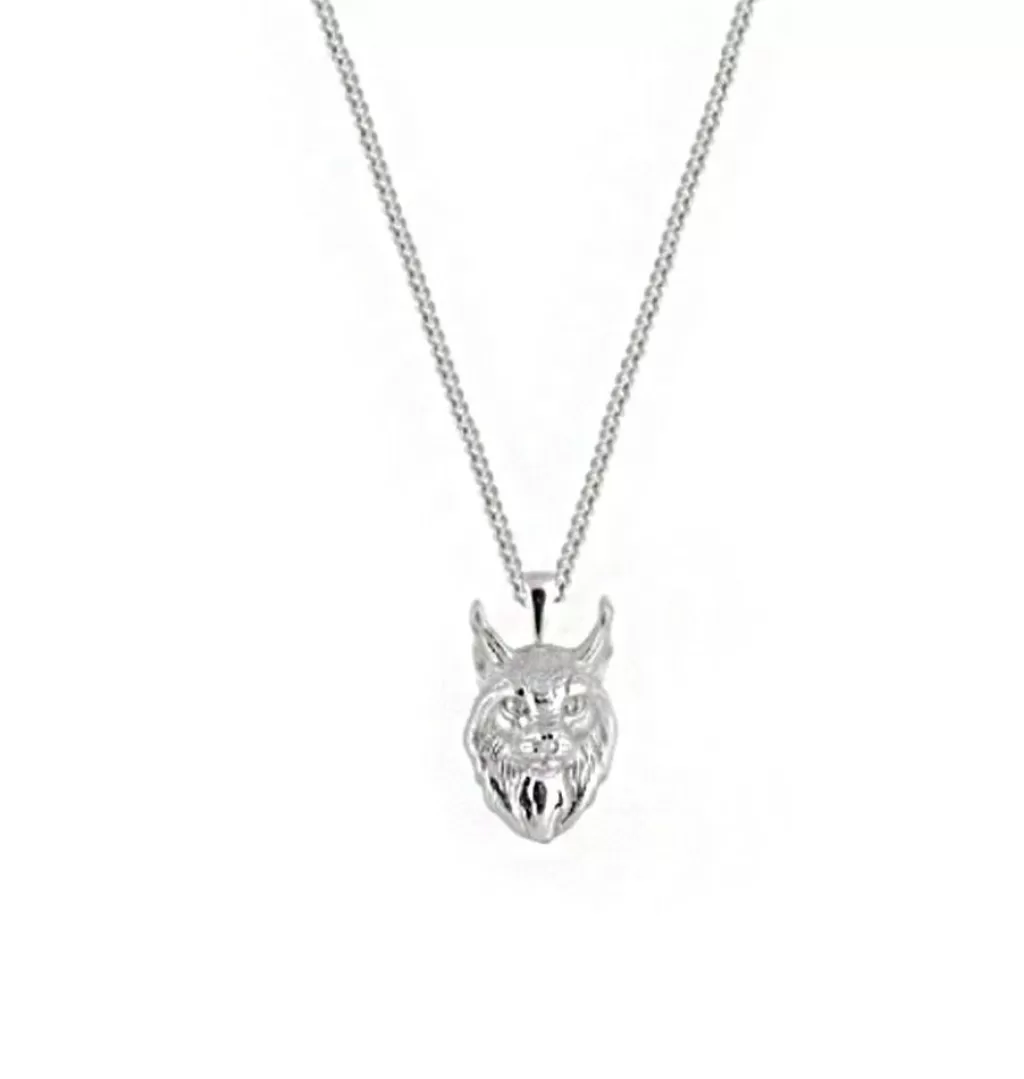 Sale Carolinne B Lynx Necklace Silver
