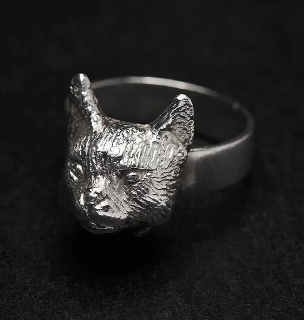 Shop Sofia Weman Lynx Ring Silver