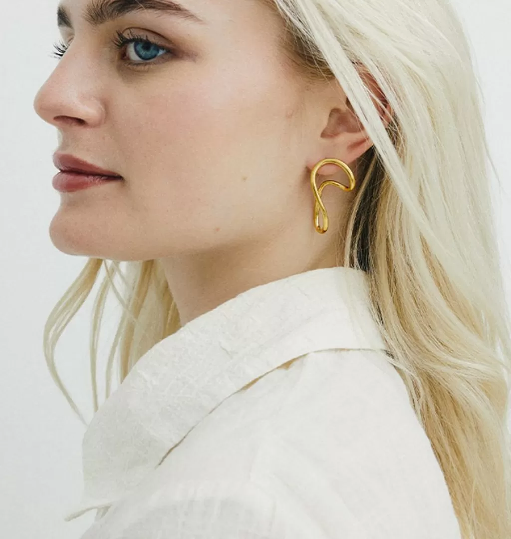 Best WOS UP Make My Way Earrings Gold
