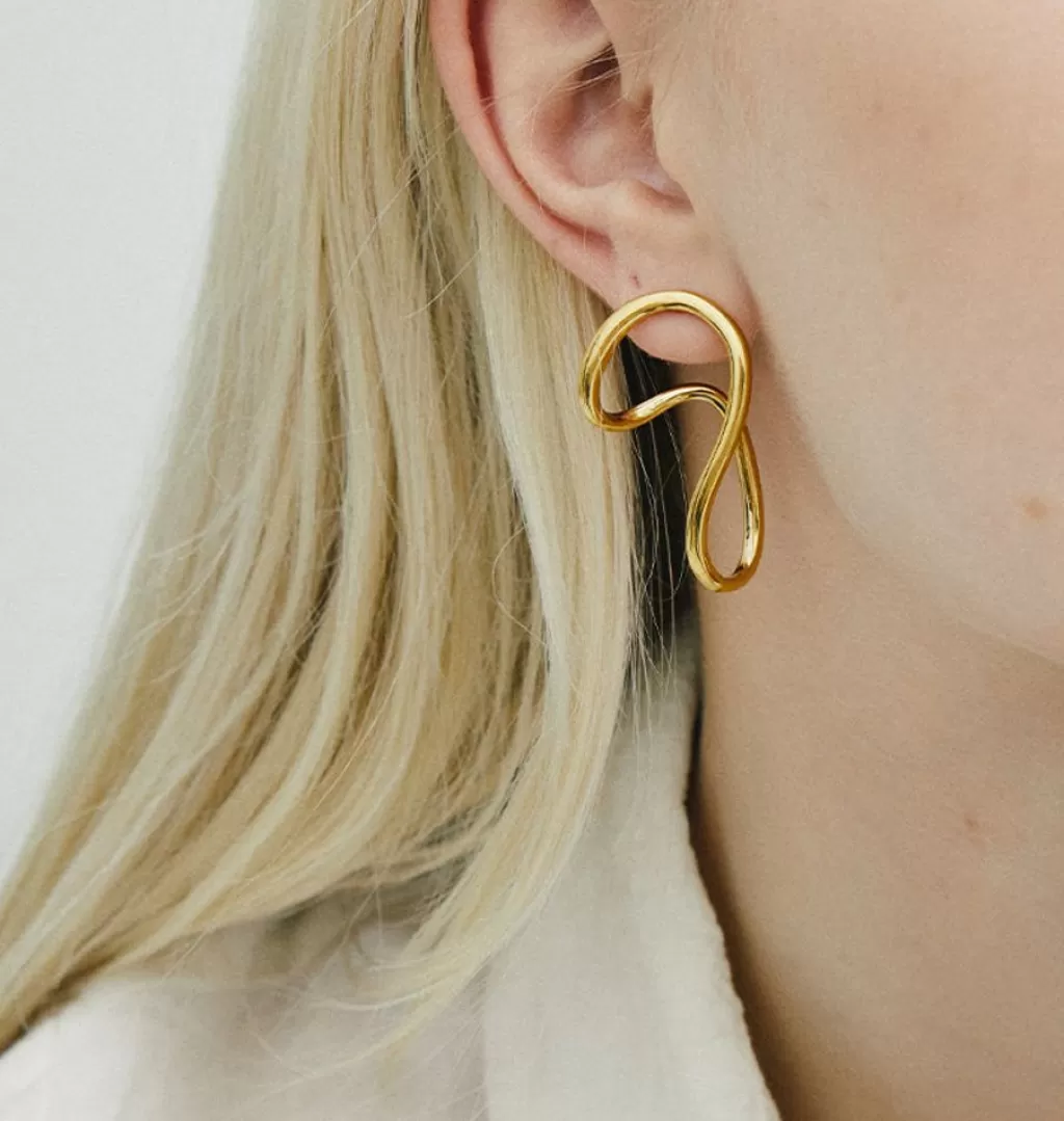 Best WOS UP Make My Way Earrings Gold