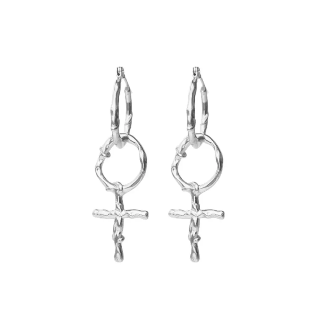 Best Sale WOS Marie Earrings Silver