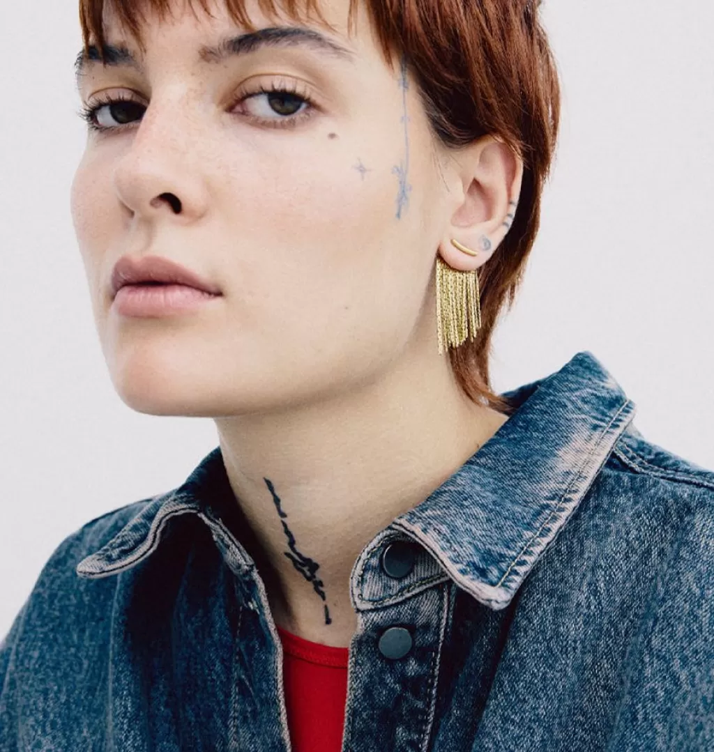New WOS UP Mika Earrings Silver