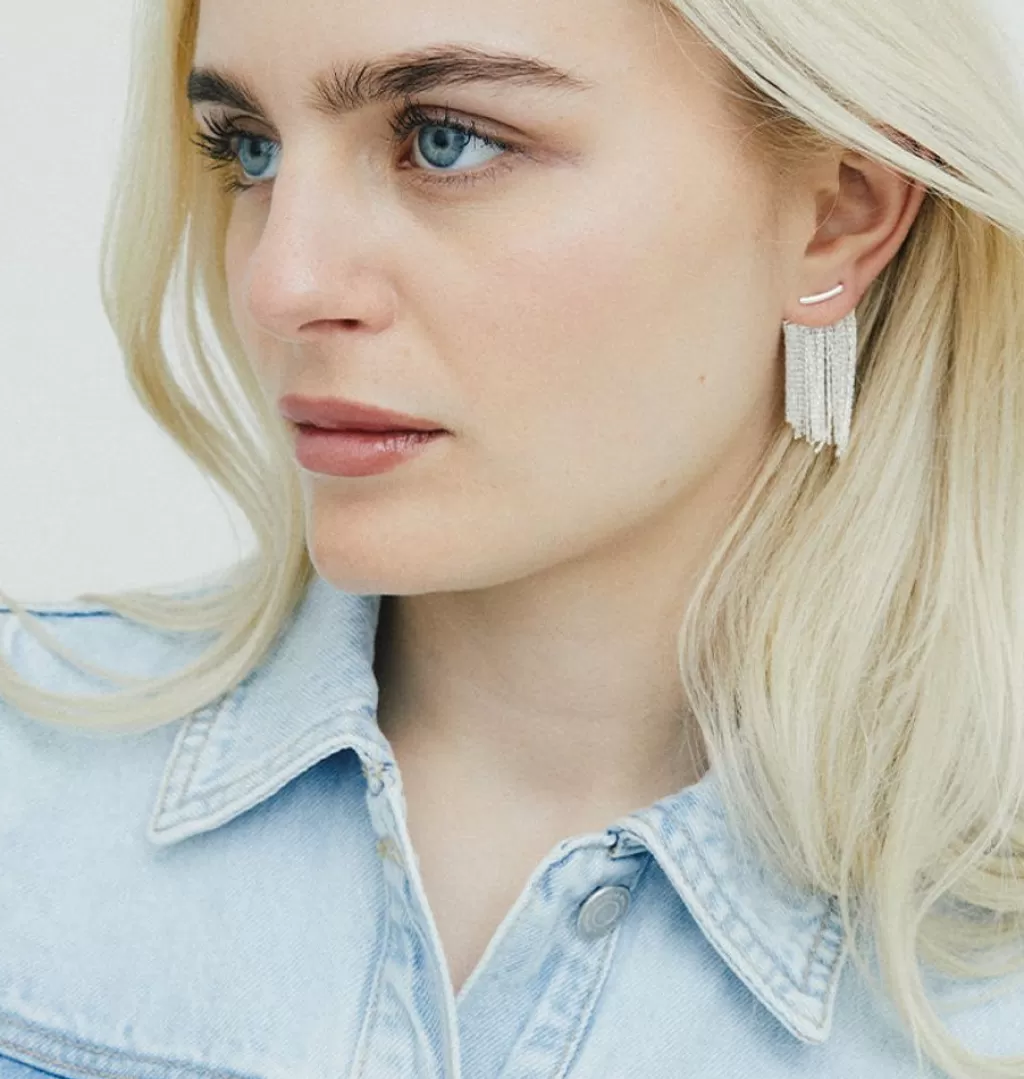 Flash Sale WOS UP Mika Earrings Silver