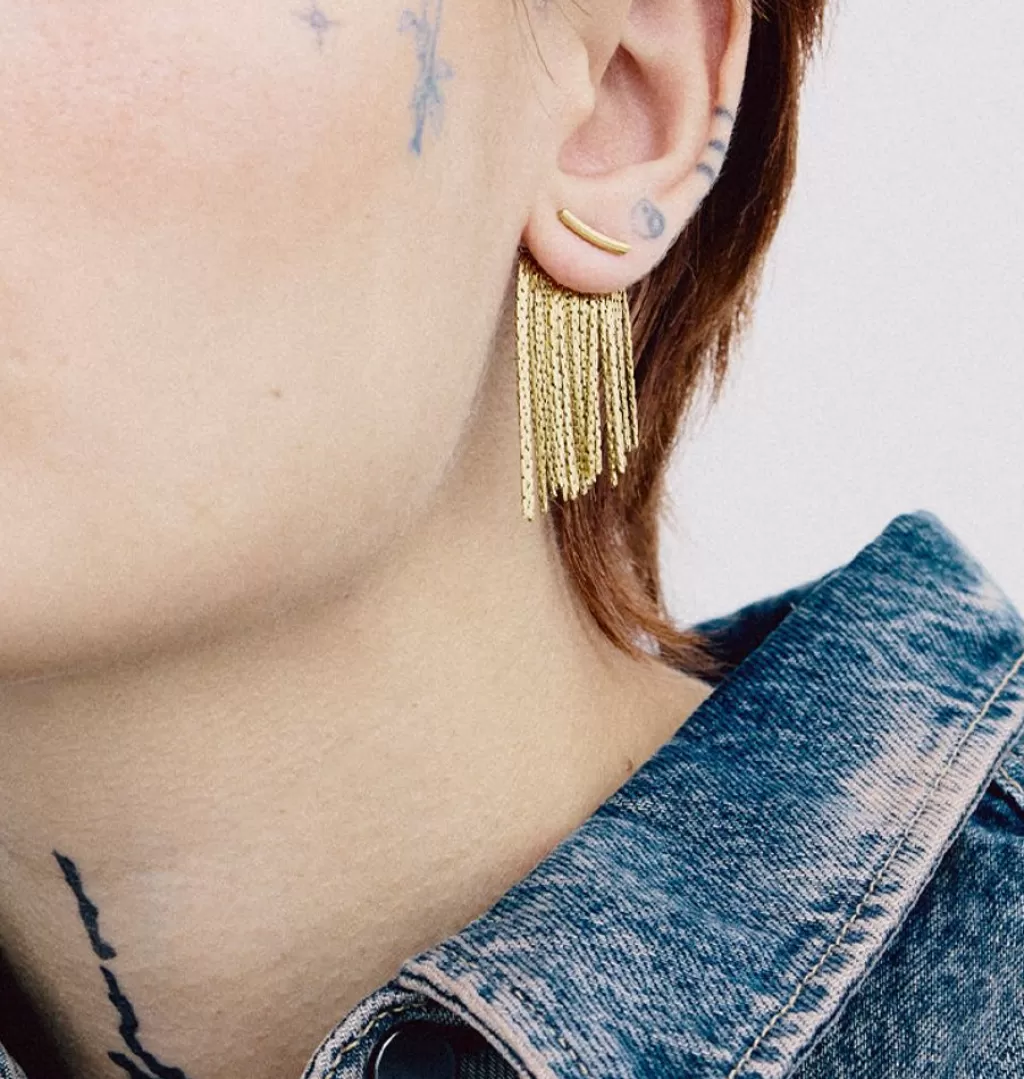 New WOS UP Mika Earrings Silver