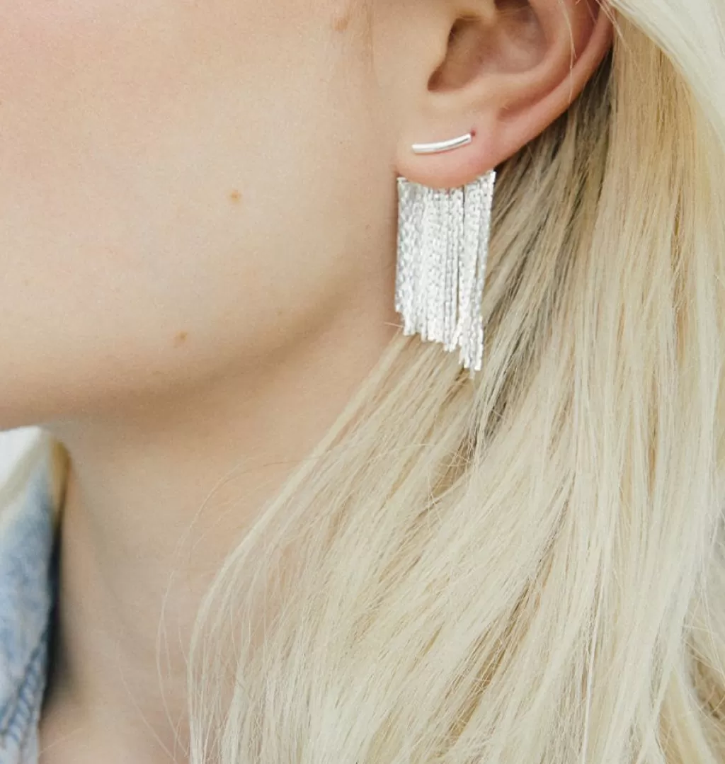 Flash Sale WOS UP Mika Earrings Silver