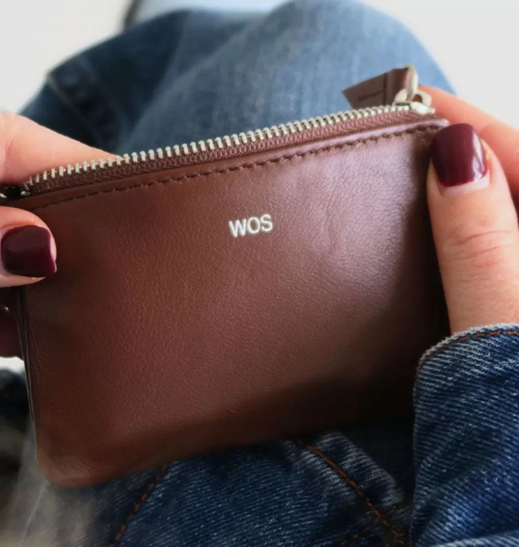 New WOS Mini Keeper Wallet Brown