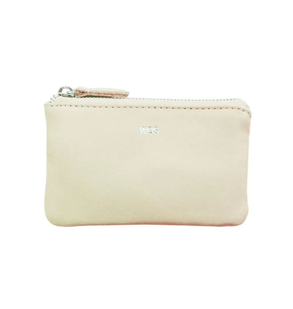 Hot WOS Mini Keeper Wallet Cream