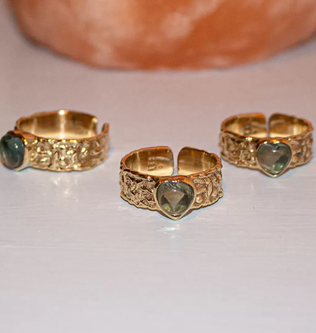 Best Sale Bedazzled Mini Rio Fluorite Brass