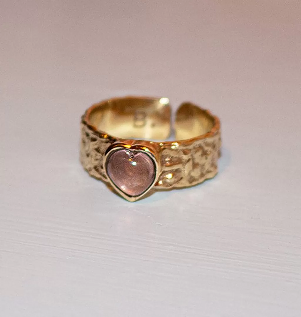 Best Bedazzled Mini Rio Ring Rose Brass