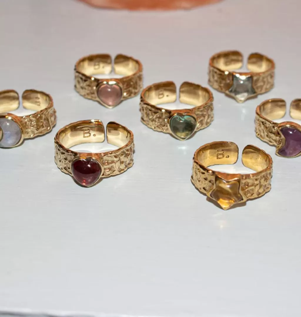 Best Bedazzled Mini Rio Ring Rose Brass