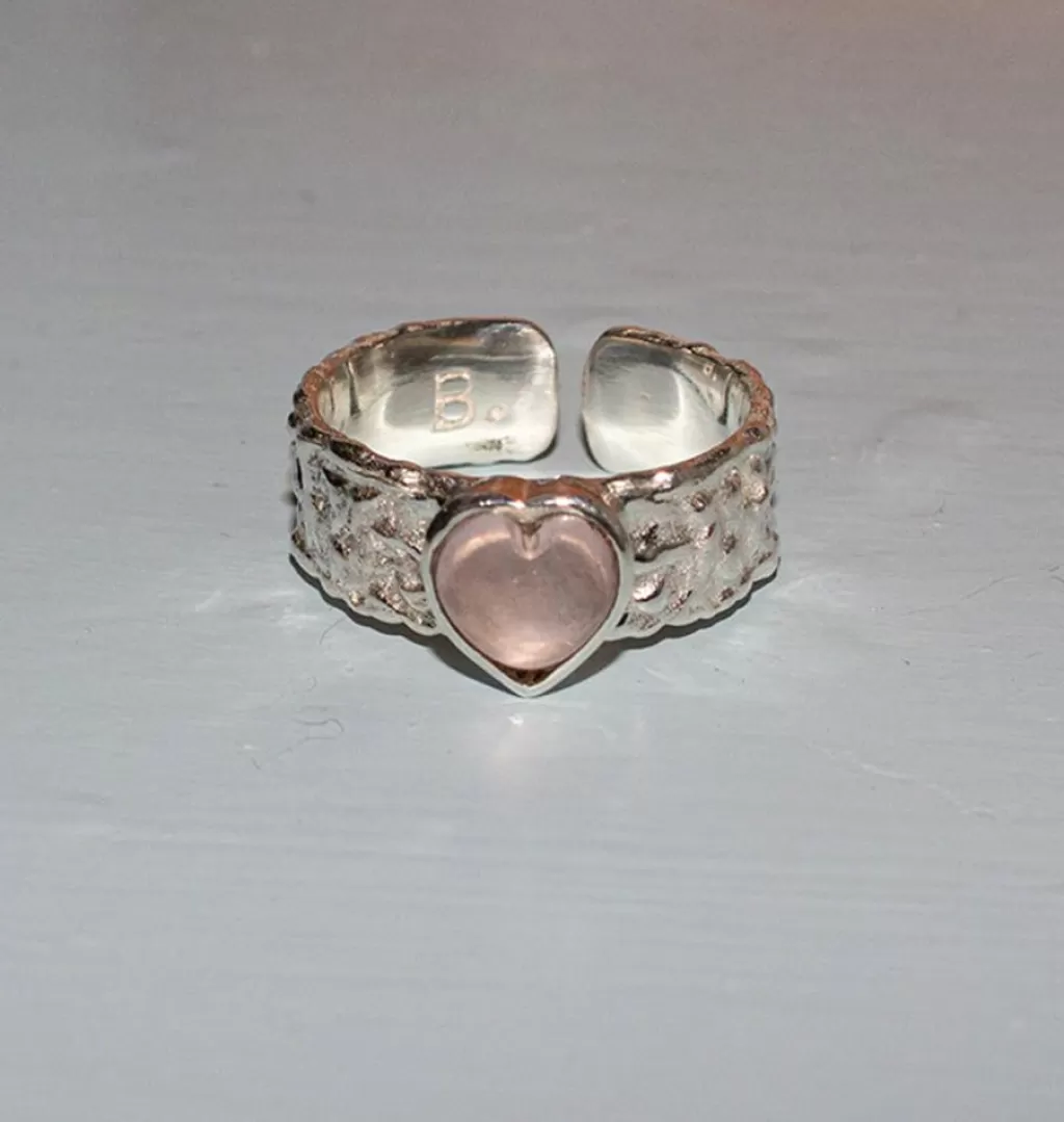 Outlet Bedazzled Mini Rio Ring Rose Silver