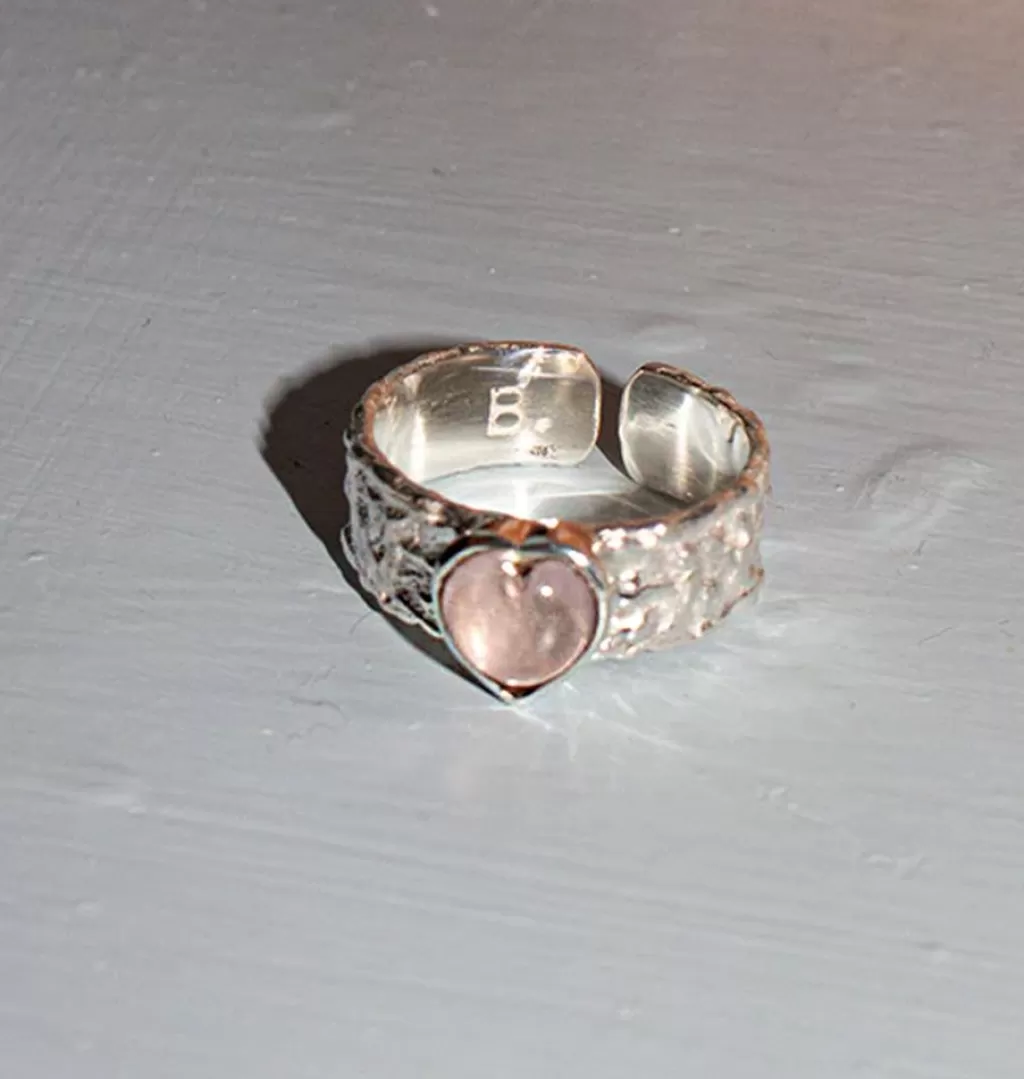 Outlet Bedazzled Mini Rio Ring Rose Silver