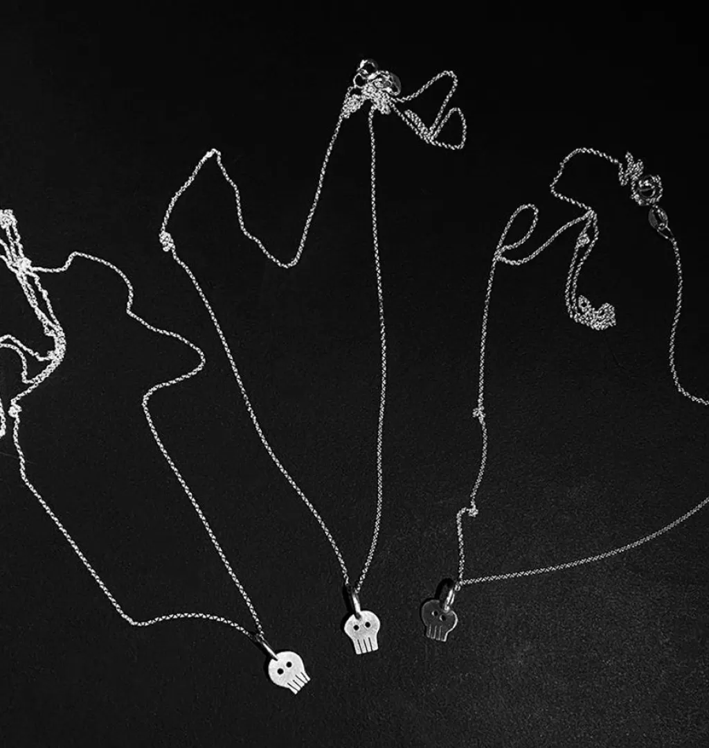 Clearance cmakes jewelry Mini Skull Halsband