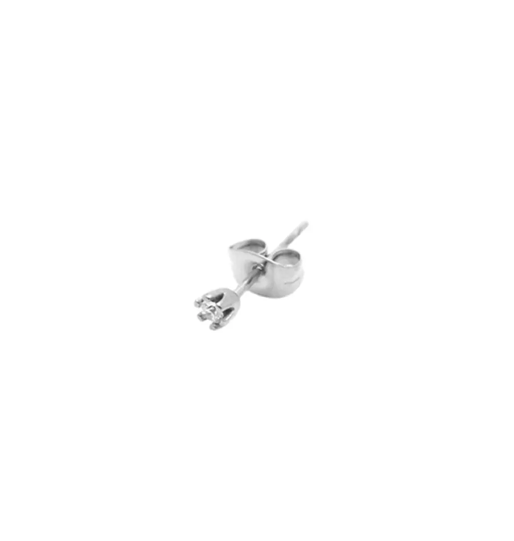Shop WOS UP Mini Sparks Silver Stud Single Earring