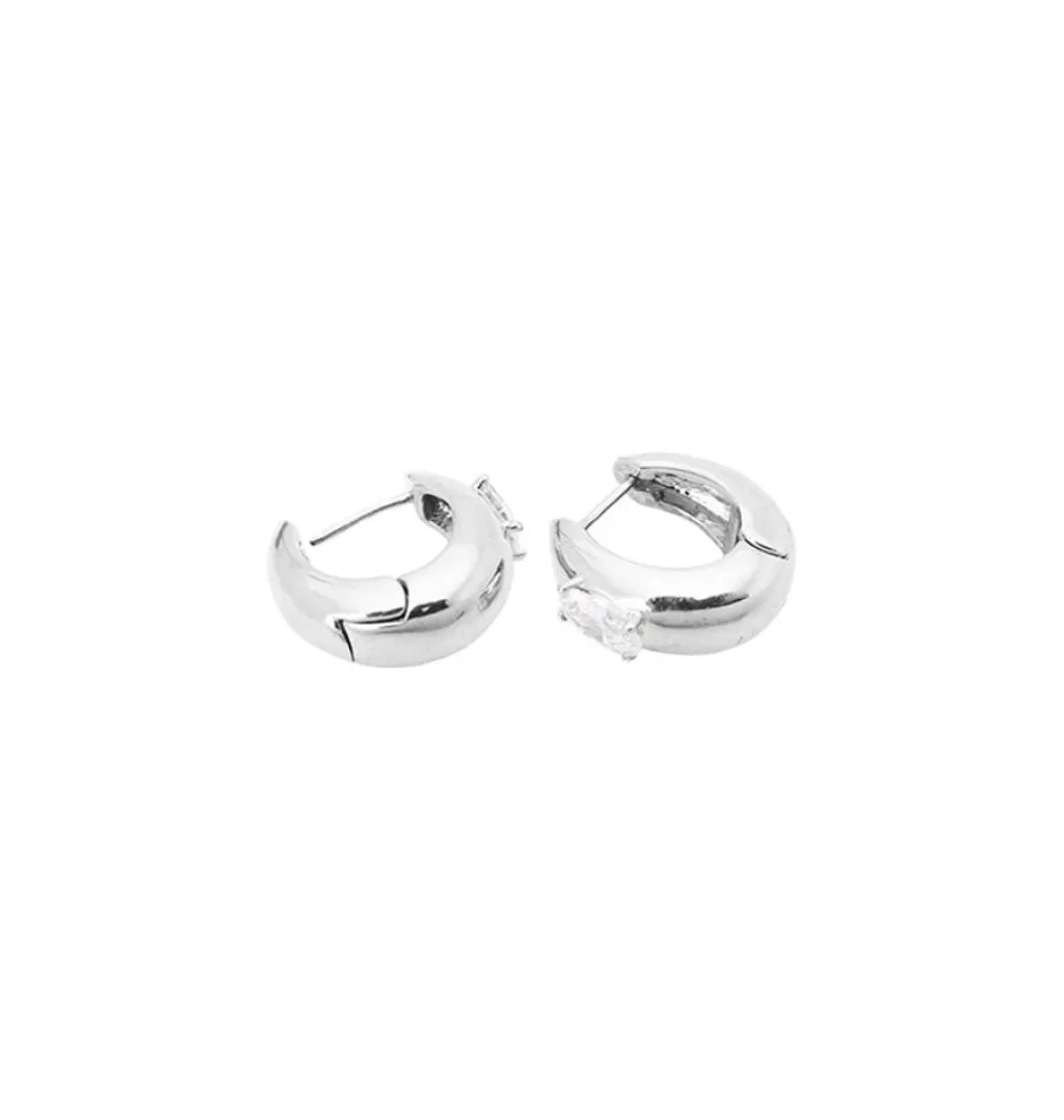 Cheap WOS UP Molly Clear Hoop Silver