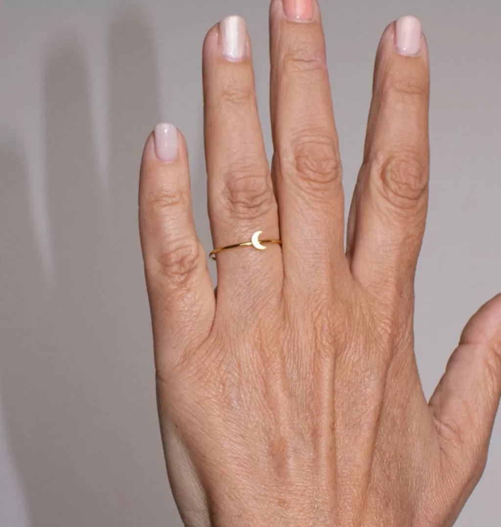 Fashion WOS Moon Ring • Gold