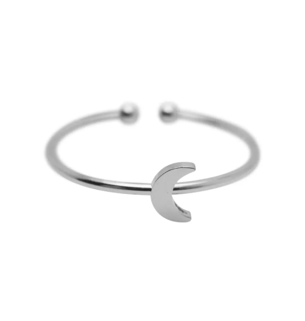 Outlet WOS Moon Ring • Silver
