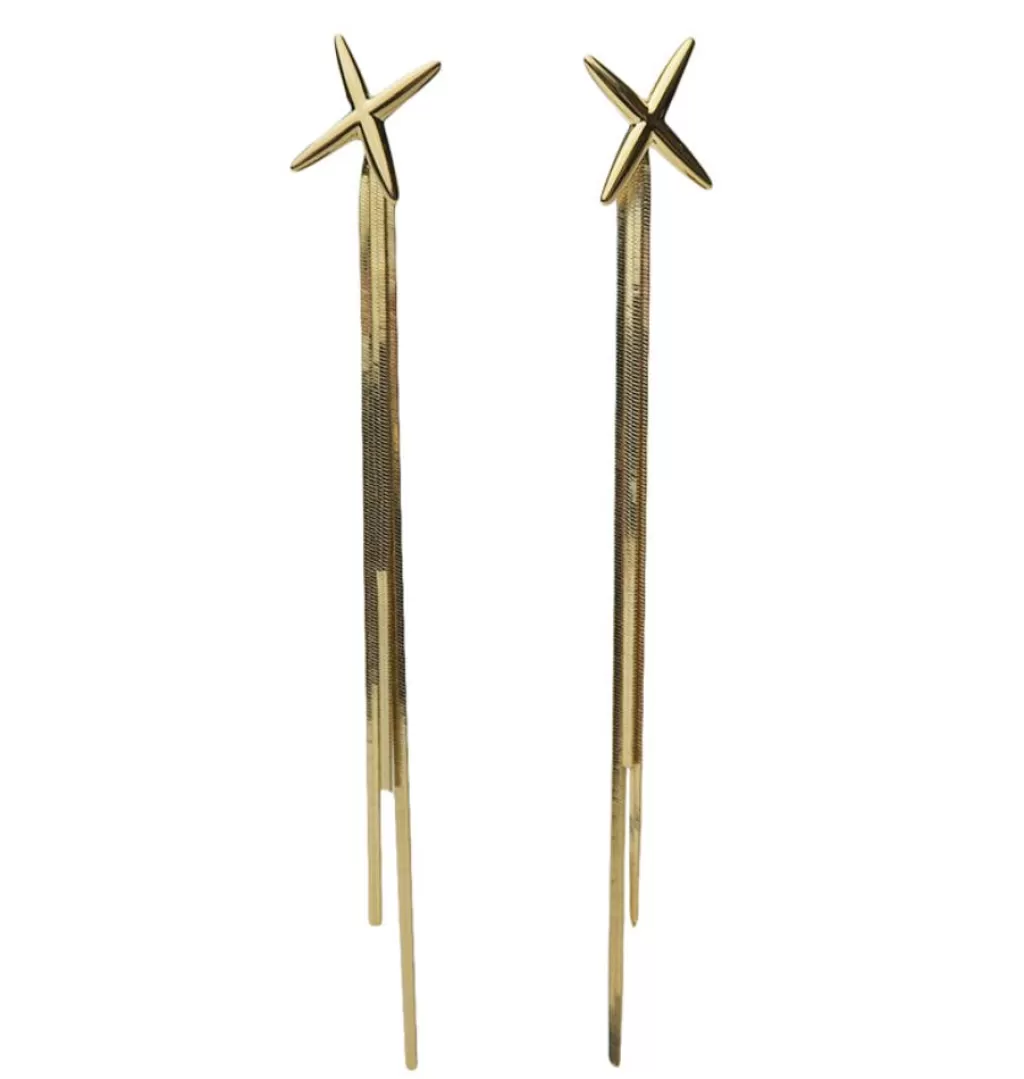 Flash Sale WOS UP Night Fall Earrings Gold