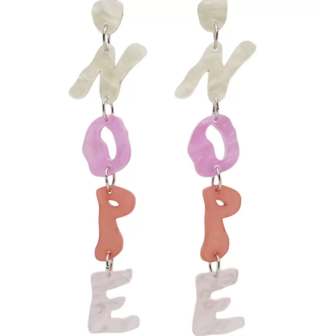 Clearance WOS x girl crush bling Nope Earrings