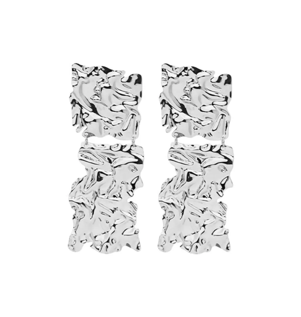 Cheap WOS UP Paper Earrings Silver