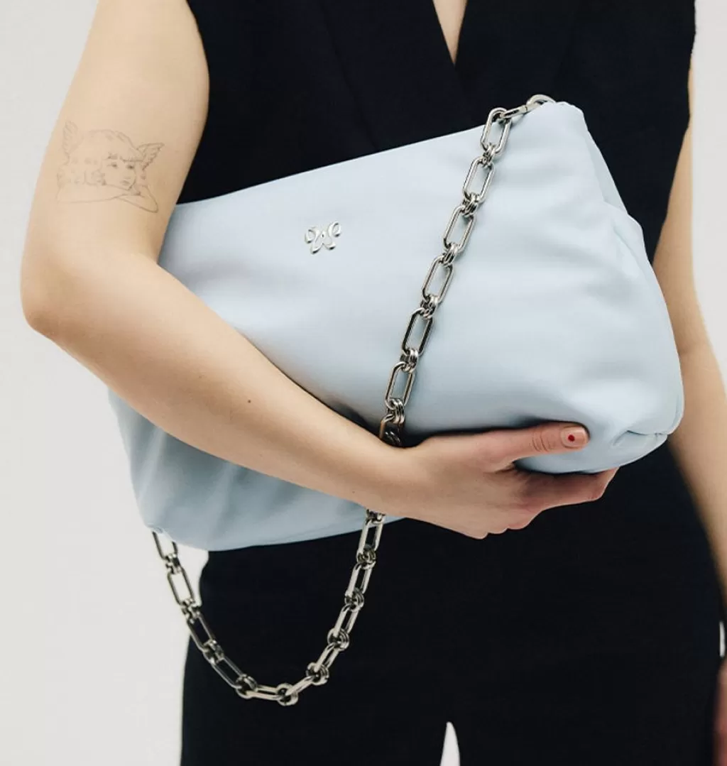 Shop WOS Pillow Bag Clutch Blue