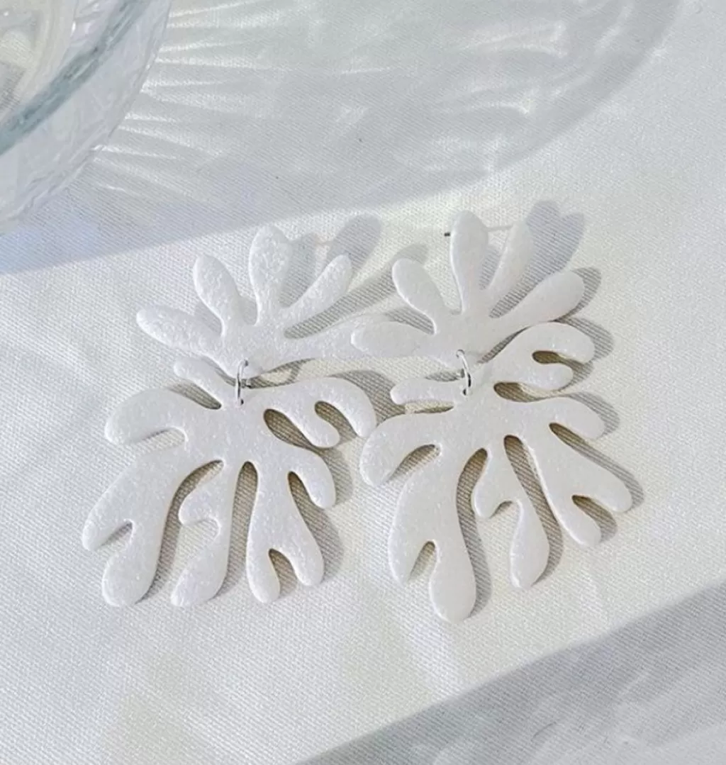 Best Annorlunda Creations Pippie Earrings White
