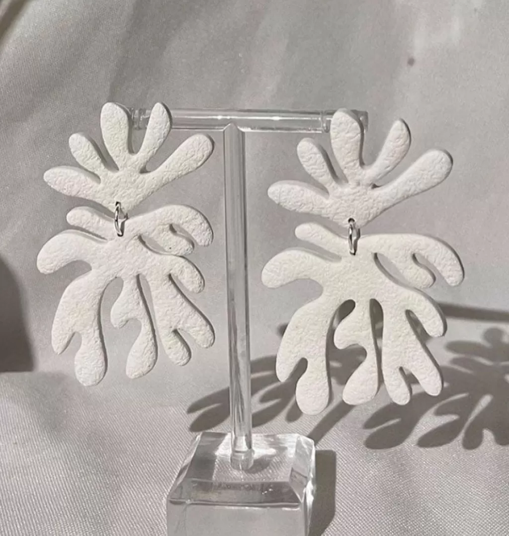 Best Annorlunda Creations Pippie Earrings White