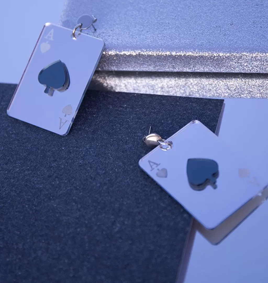 Cheap Annuniqe Studio Playing Card Earring