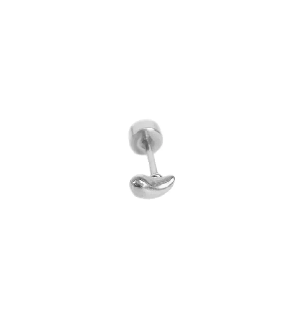 Shop WOS Rainy Single Stud Silver