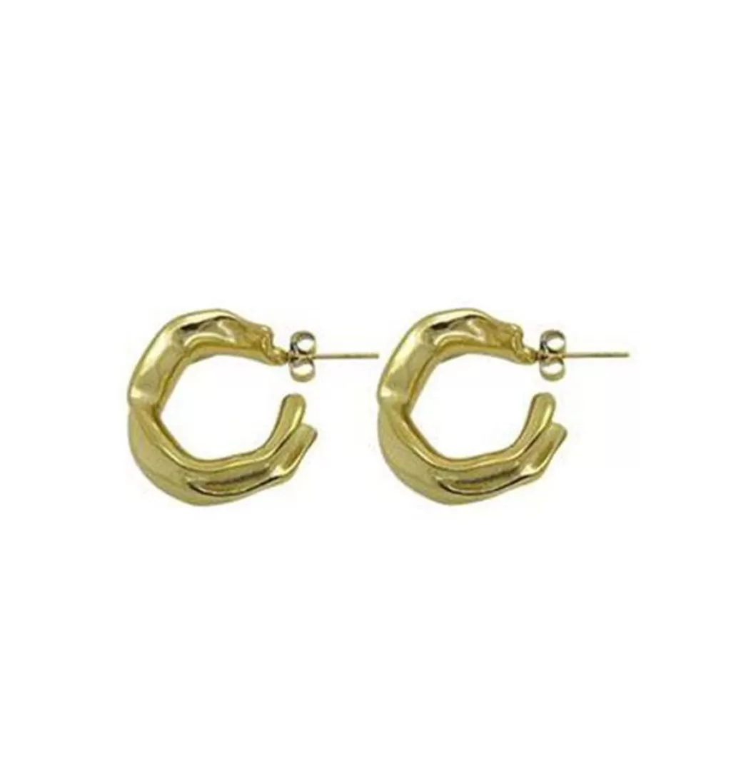 Fashion WOS UP Risky Road • Earrings Gold
