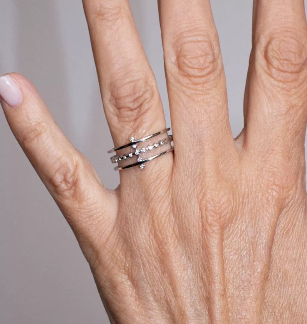 Fashion WOS UP Royalty Ring Silver